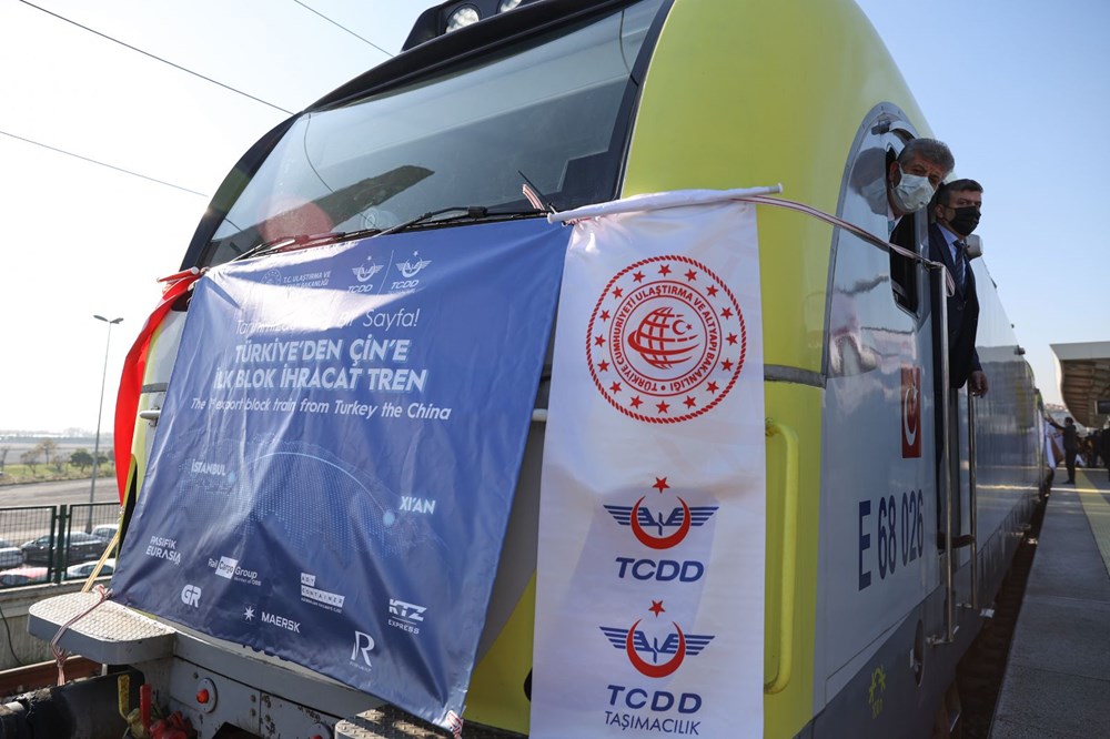Türkiye'den Çin'e gidecek ilk ihracat treni İstanbul'dan uğurlandı - 2