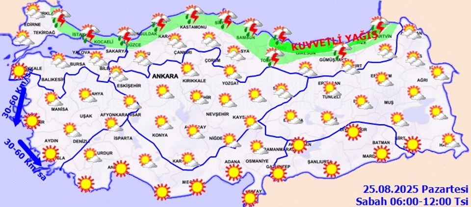 Sağanak yağış geliyor - 1