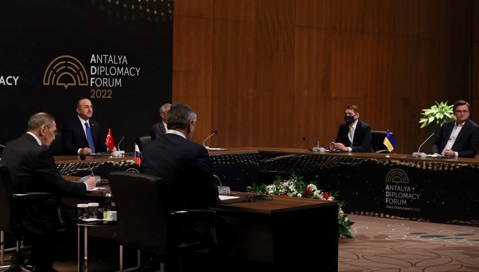 Antalya'da Lavrov-Kuleba görüşmesi: Kritik zirveden fotoğraflar