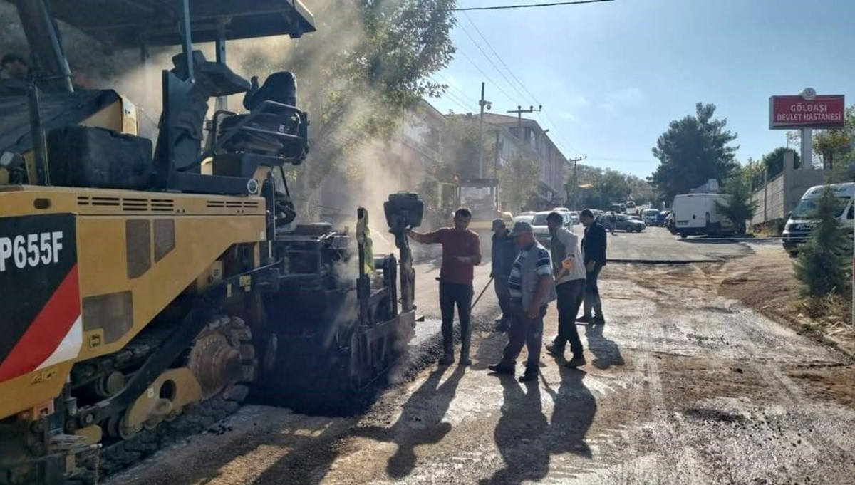 Devlet hastanesinin yolu asfaltlandı Devlet hastanesinin yolu asfaltlandı