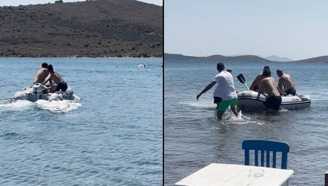 Yürüyerek gidilen adada can pazarı! Sürüklenen çocuğu kurtardı, kendi öldü