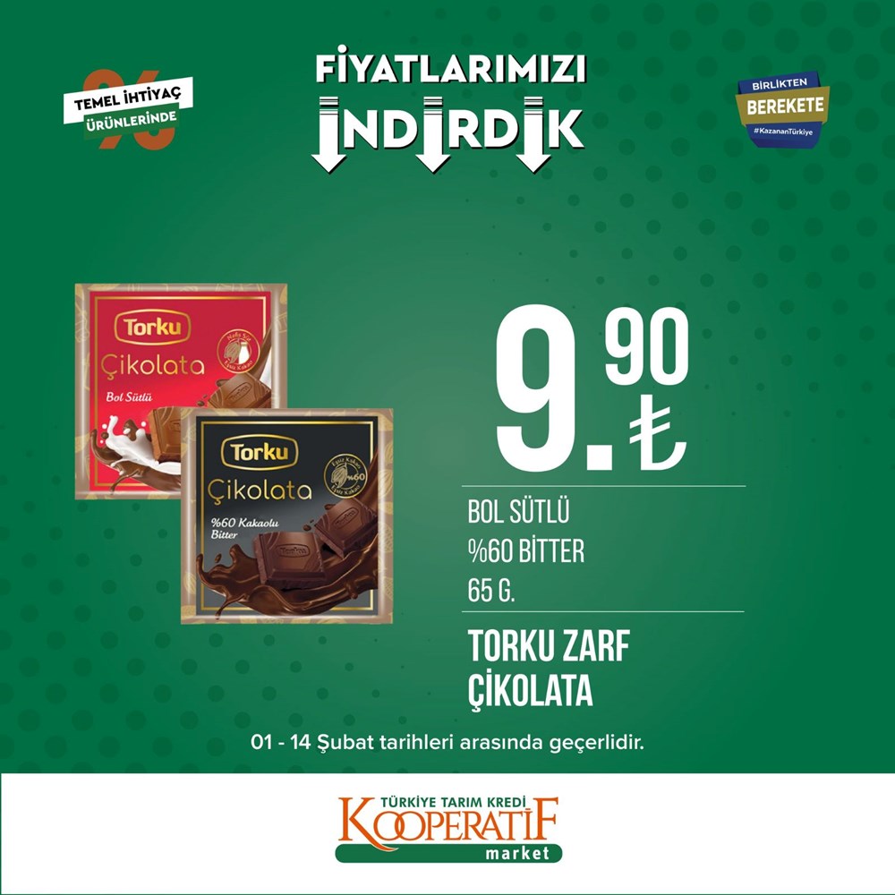 Tarım Kredi Kooperatif Market güncel indirimli ürünler listesini paylaştı Tarım Kredi Kooperatif Market yeni indirimli ürünler listesi belli oldu (1-14 Şubat güncel indirimli ürünler kataloğu) - 7