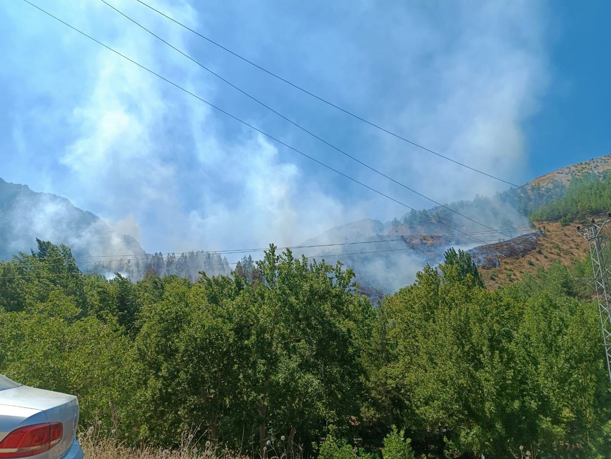 Kahramanmaraş'ta orman yangını: Vatandaşlar tahliye ediliyor