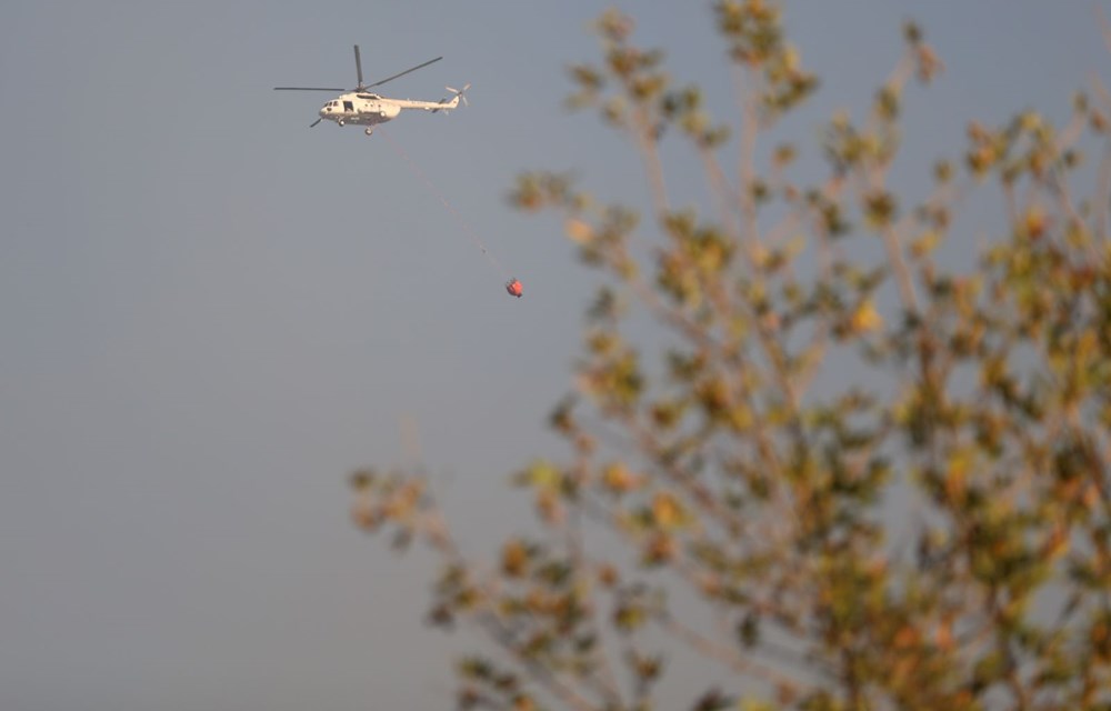 Mersin ve Hatay'da yangın: 5 ilden takviye geldi, kara yolu kapatıldı - 8