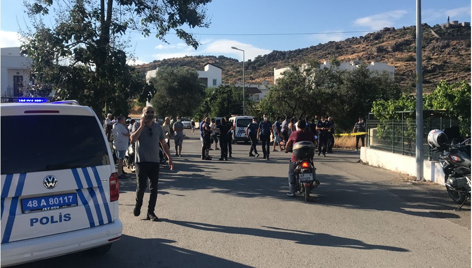 Bodrum'da polise silahlı saldırı: 1 polis şehit oldu, 1 polis ağır yaralandı