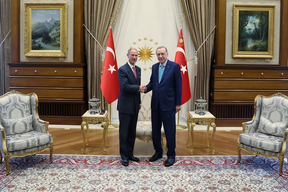 Cumhurbaşkanı Erdoğan, Prens Edward'ı kabul etti - 4
