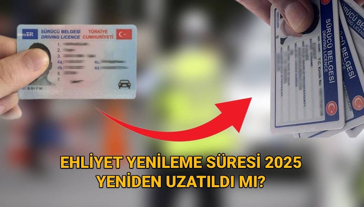 Sürücü belgesi yenileme uzatıldı mı? 2025 Ehliyet yenilemek için gerekli belgeler Sürücü belgesi yenileme uzatıldı mı? 2025 Ehliyet yenilemek için gerekli belgeler