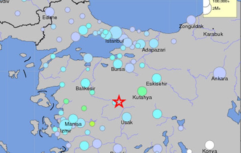 Kütahya'da 5.9 şiddetinde deprem - 1