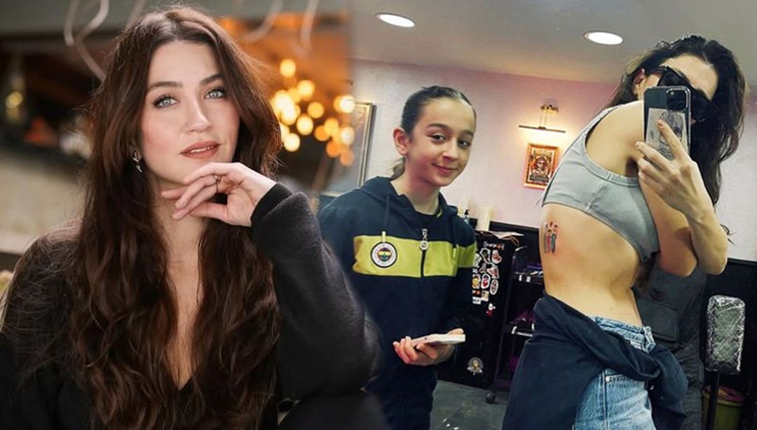 Ceren Benderlioğlu'nun yeni dövmesi: Kızının çizimini ömür boyu taşıyacak