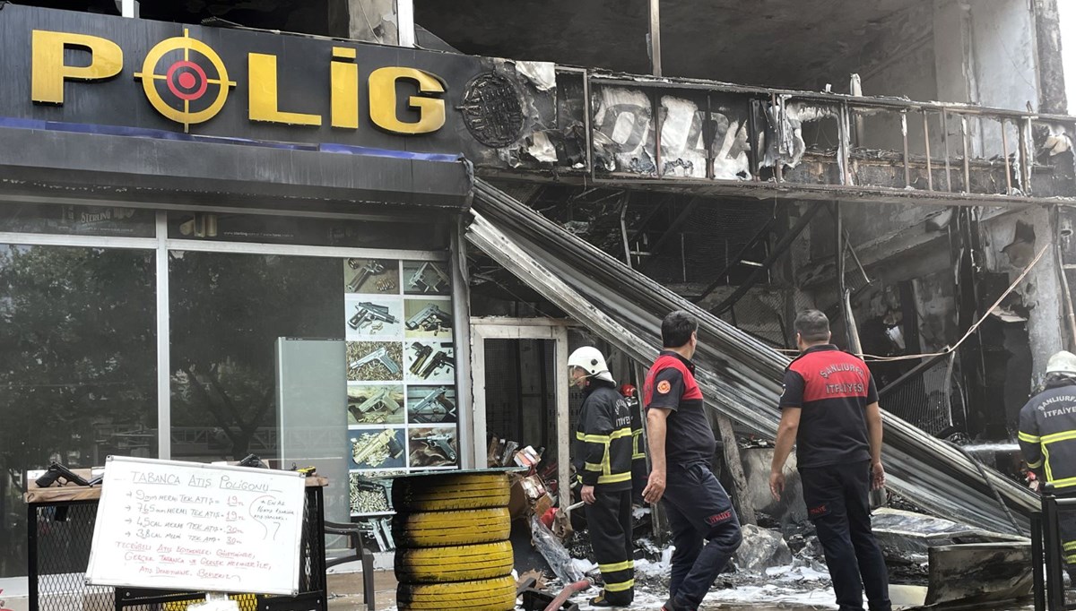 Atış poligonunda korkutan yangın Atış poligonunda korkutan yangın