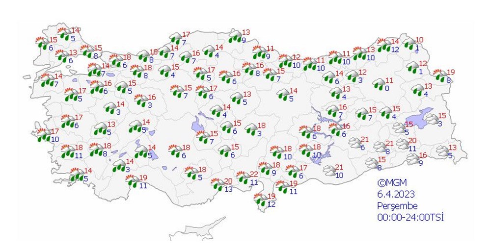 41 ile uyarı: Fırtına, toz taşınımı, kuvvetli yağış (Bu hafta hava nasıl olacak?) - 8