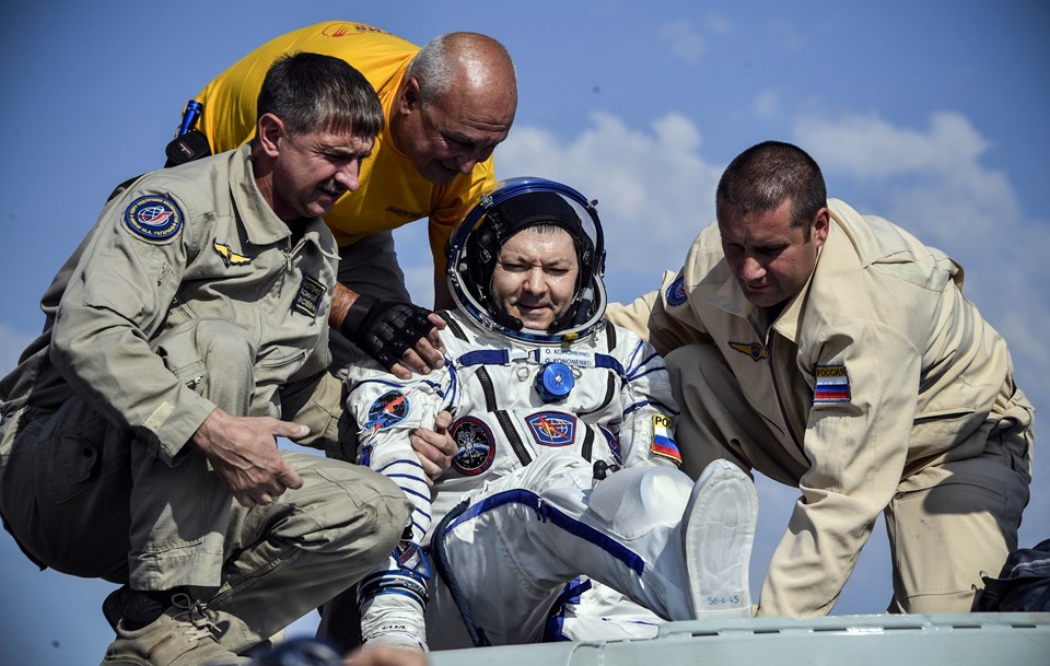 Soyuz MS 11kapsülü  204 gün sonra Dünya'ya döndü - 2