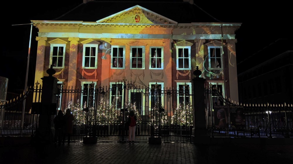Hollanda'nın Lahey kentinde ışık festivali - 5