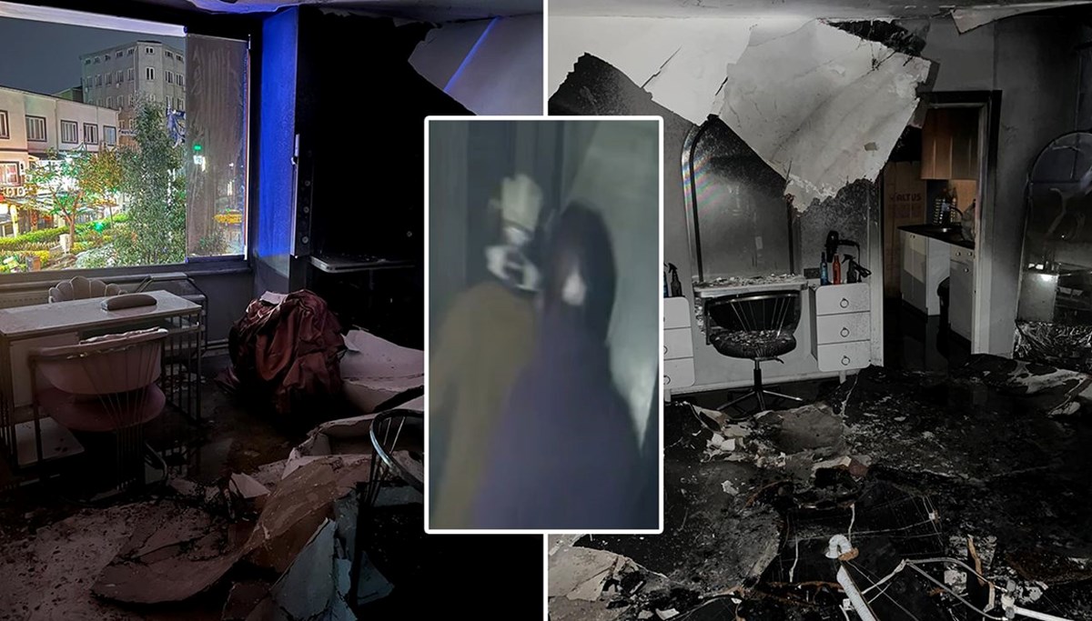 Sabah açılışı yapılacaktı, gece kask takıp kundakladılar: Zarar 800 bin lira