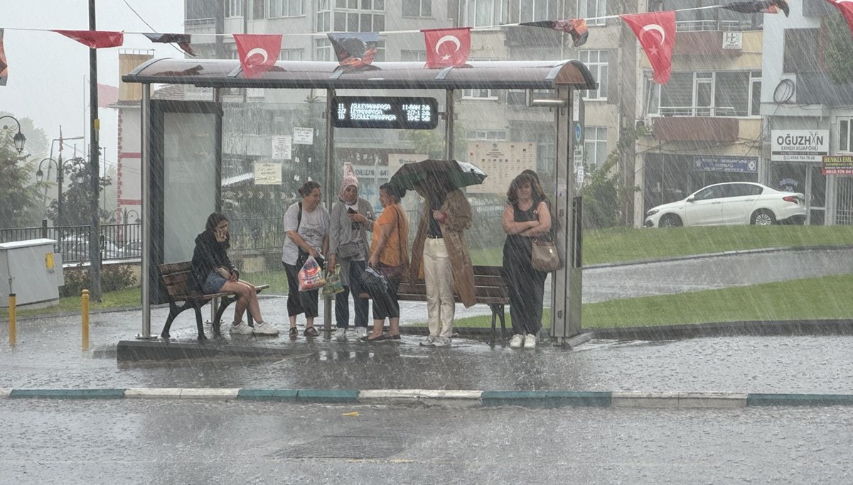 Tekirdağ'da sağanak etkili oluyor