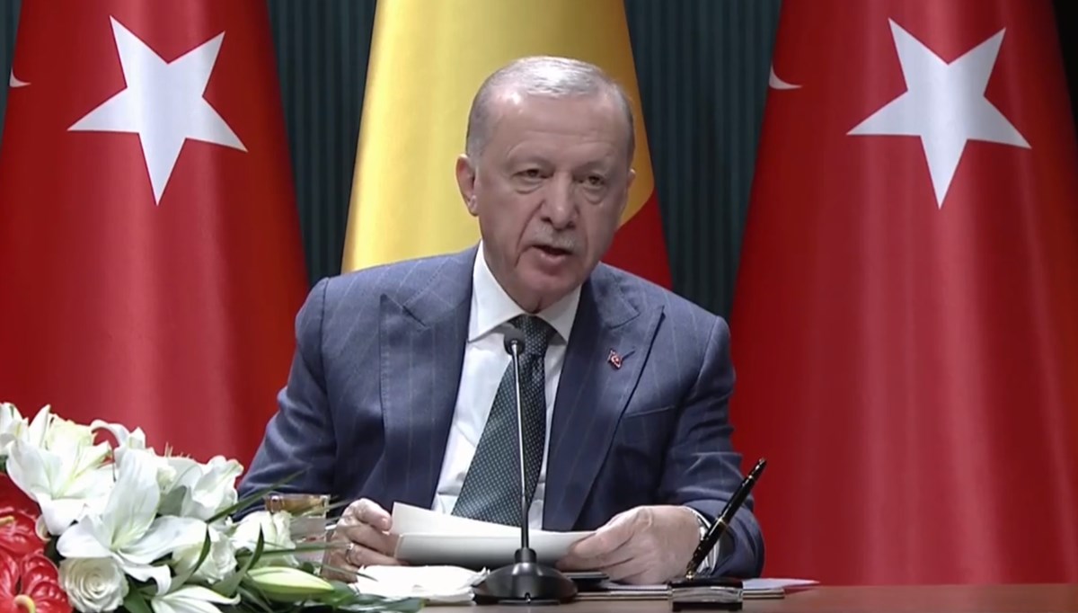 Cumhurbaşkanı Erdoğan: Romanya ile ticaret hedefi 15 milyar dolar