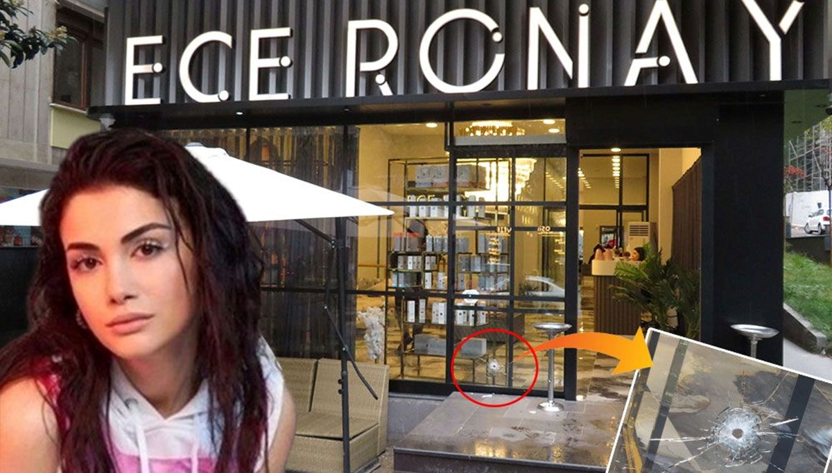 Ece Ronay'ın güzellik merkezine ikinci silahlı saldırı Ece Ronay'ın güzellik merkezine ikinci silahlı saldırı