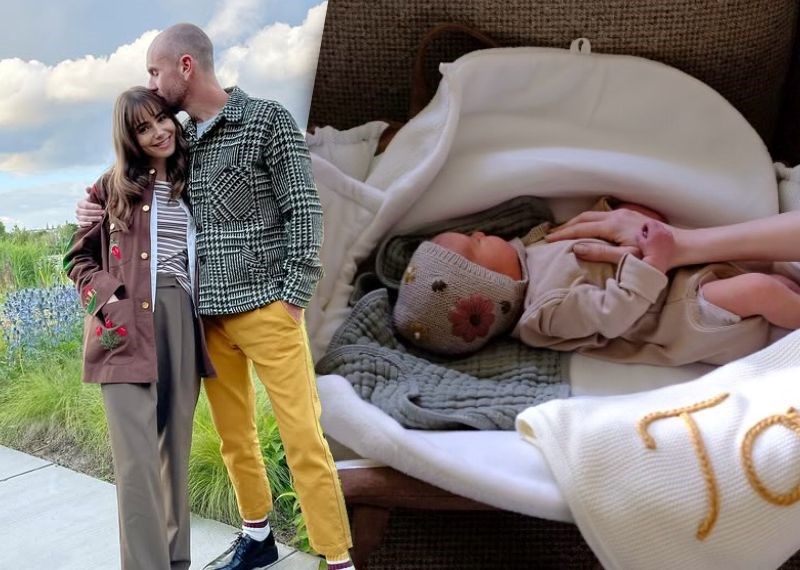 Lily Collins anne oldu: Seni dünyalar kadar seviyoruz