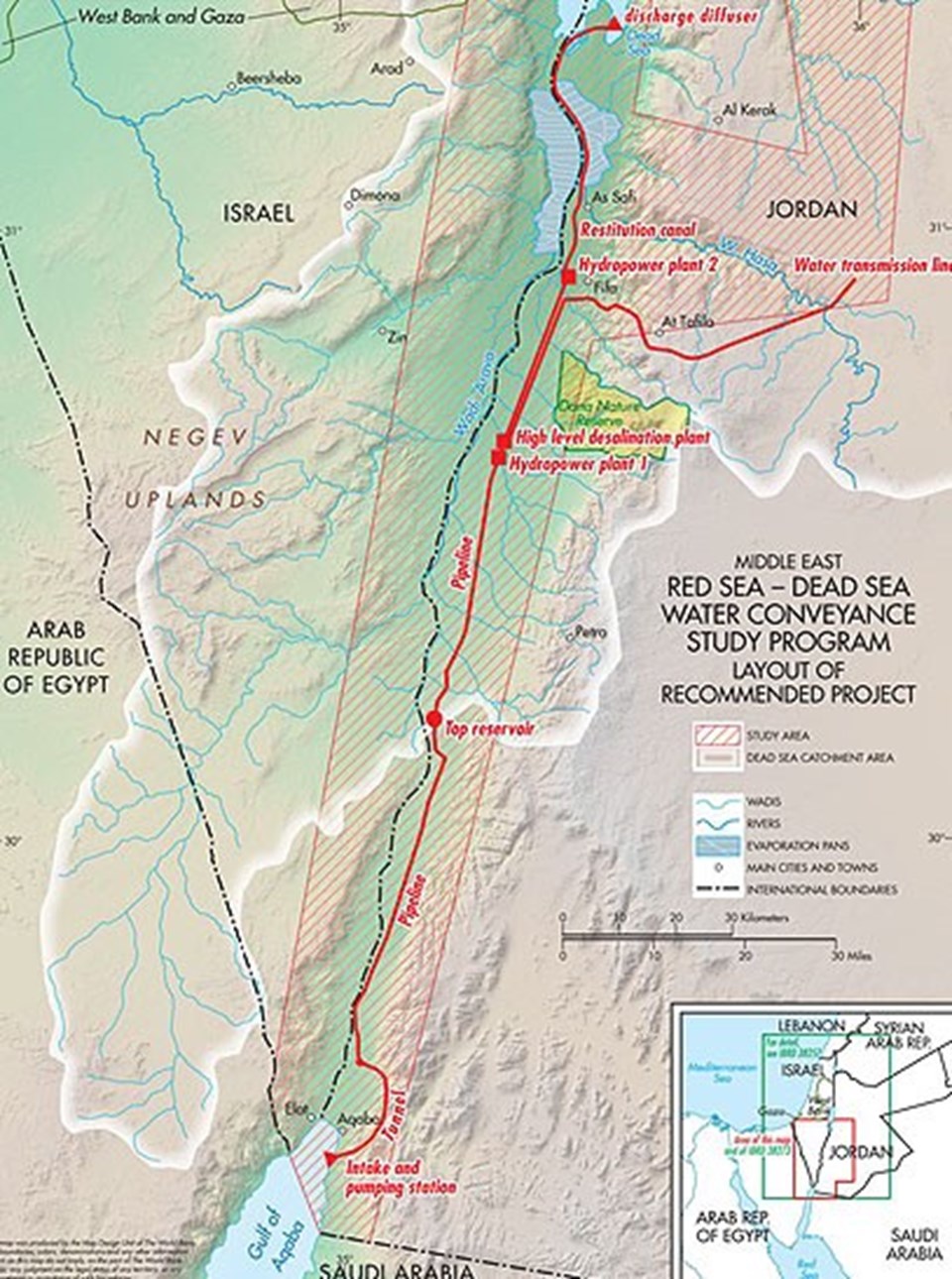 Ürdün ve İsrail 900 milyon dolarlık su projesine imza attı - 1