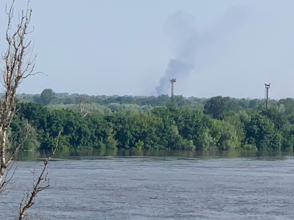 Ukrayna'da Kahovka Barajı'nın yıkılmasıyla Herson'da evler su altında kaldı