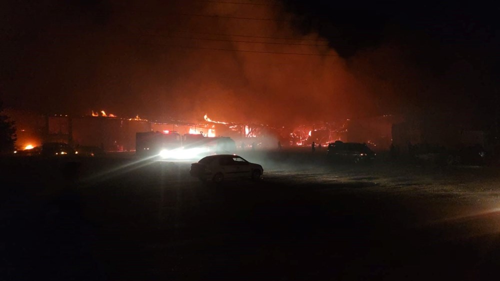 Van'da Samancılar Sitesi'nde yangın - 8