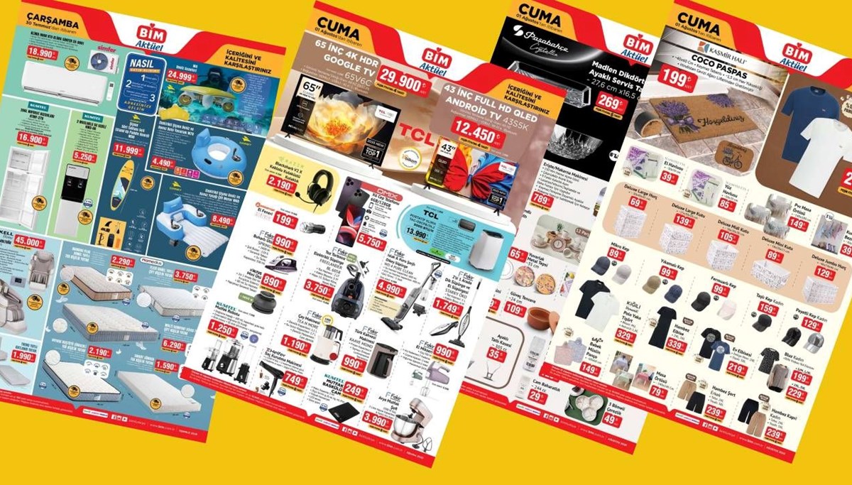 BİM Aktüel Kataloğu 29 Temmuz - 1 Ağustos 2025 | BİM’de yeni katalog bugün satışa çıktı
