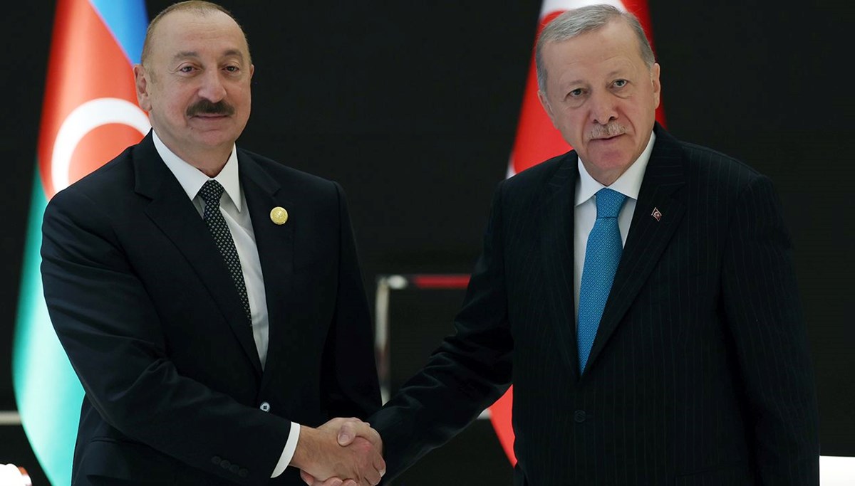 Cumhurbaşkanı Erdoğan Aliyev'le buluştu