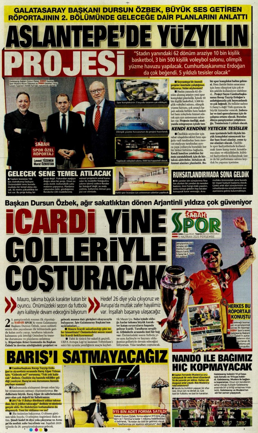 Transferin gündemi Sane (5 Haziran 2025 spor manşetleri) - 13
