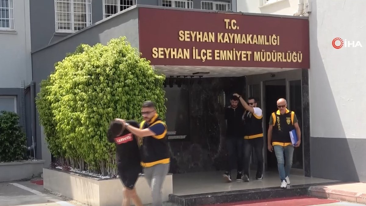 Gözaltına alınan çete üyeleri