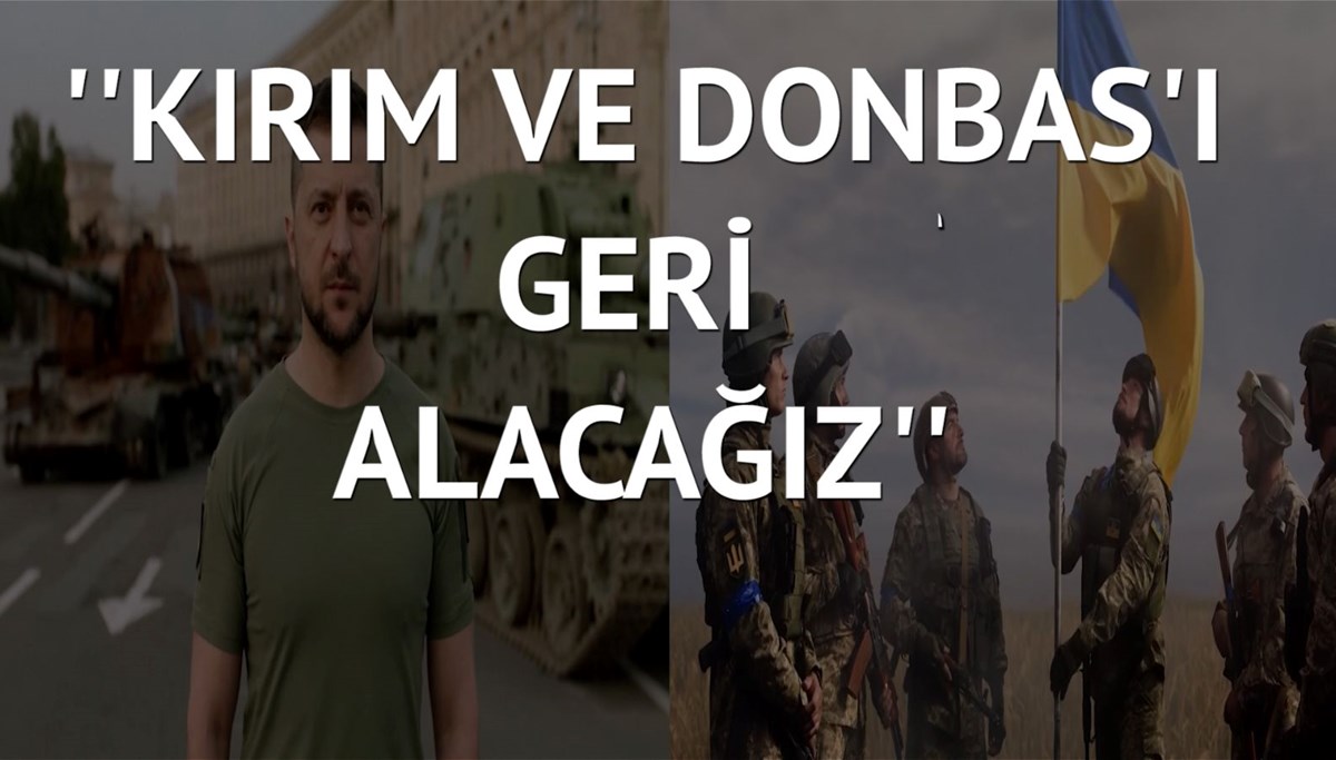 Zelenski’den Rus tankları önünde bağımsızlık günü mesajı