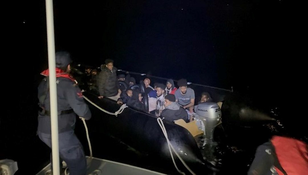 Urla'da 36 düzensiz göçmen yakalandı