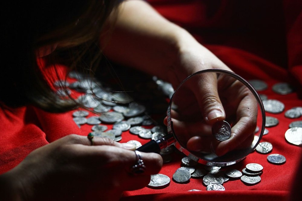 Aizanoi Antik Kenti'nde 'Roma'nın sikke koleksiyonu' bulundu - 1