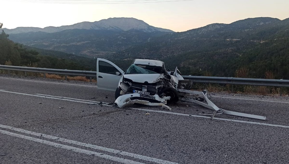 Muğla'da trafik kazası Muğla'da trafik kazası
