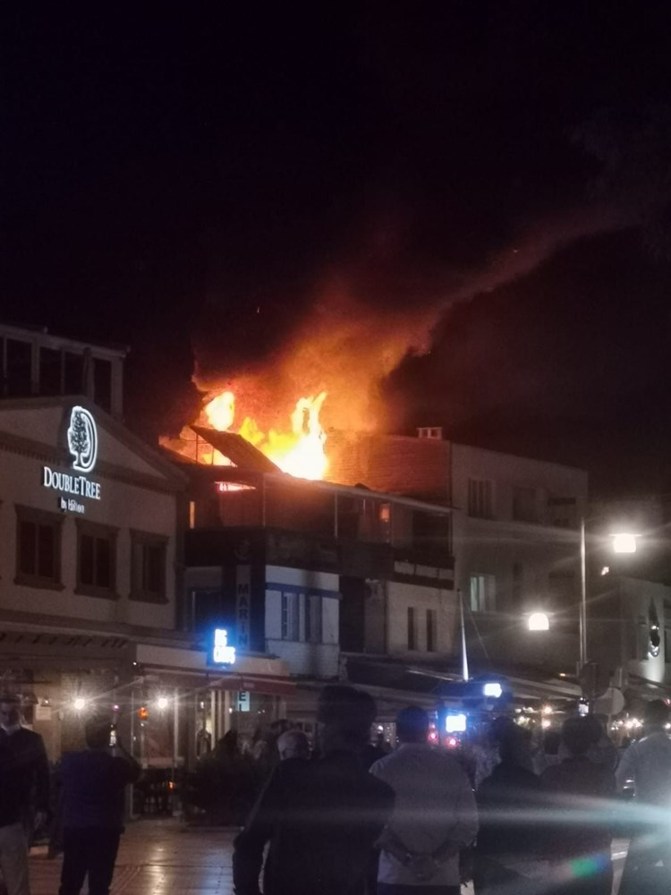 Bodrum Da Korkutan Otel Yangini Ntv