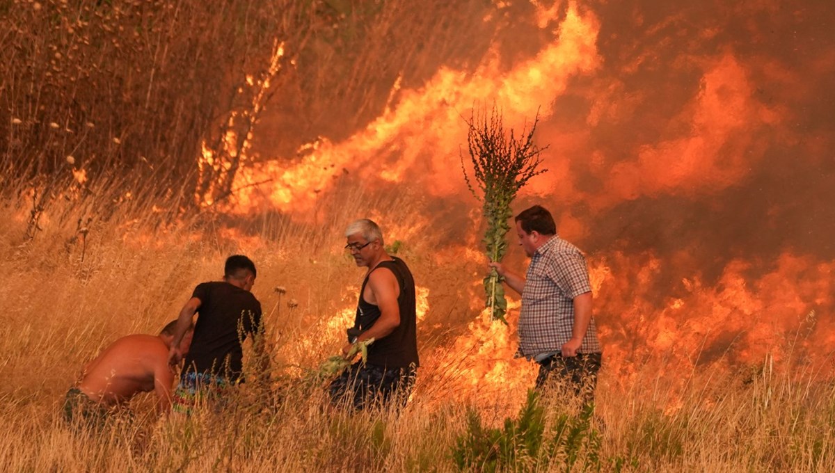 Yangın bölgelerinde hava durumu