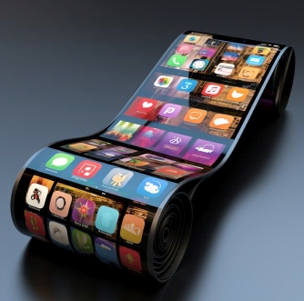 Apple yuvarlanabilir iPhone için patent aldı: Dünyada bir ilk - 5