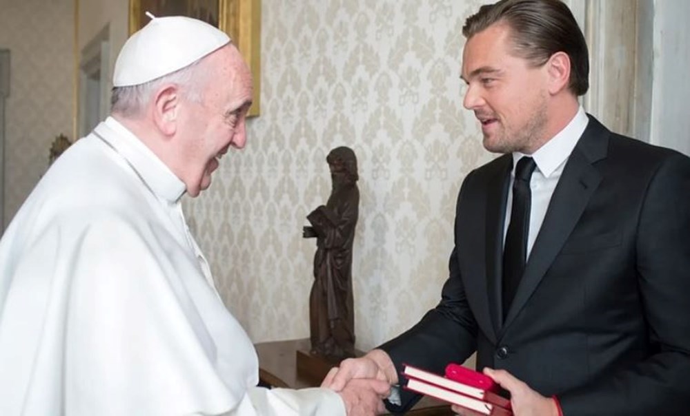 Leoardo DiCaprio'dan Papa Francis paylaşımı 73 giSbMtfoGU2JY 0HDRwsLQ