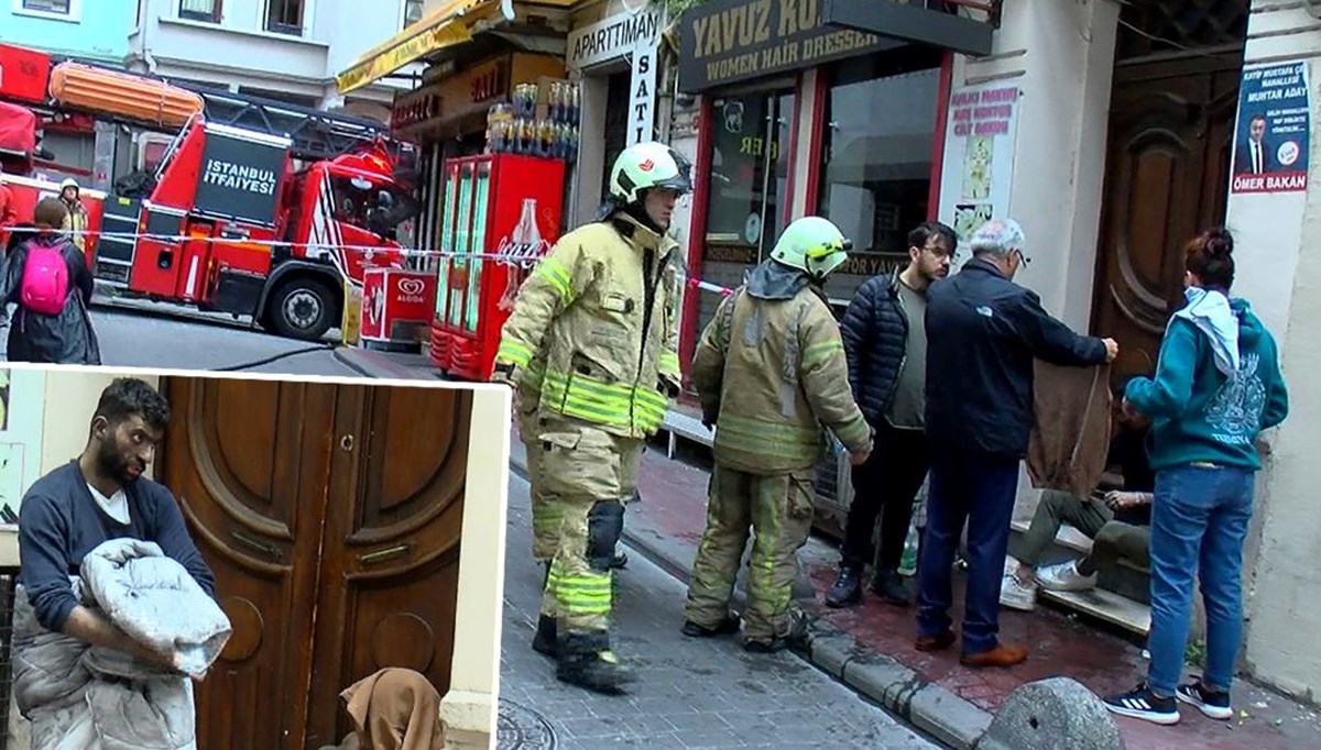 Beyoğlu’nda otelde yangın paniği: Mum alevi yatağı tutuşturdu Beyoğlu’nda otelde yangın paniği: Mum alevi yatağı tutuşturdu