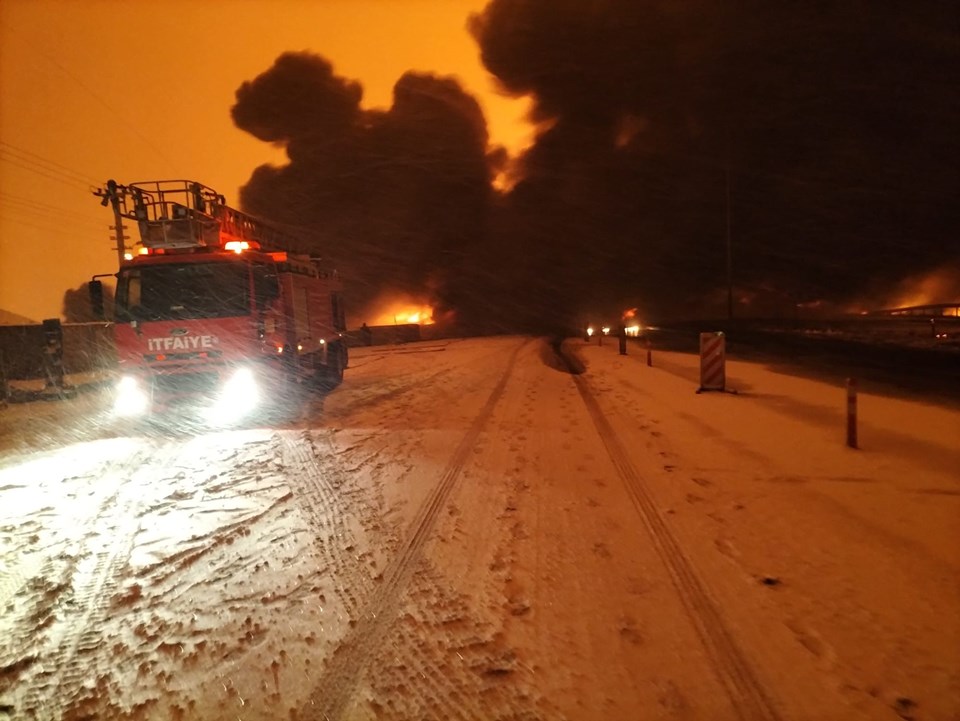 Kahramanmaraş Pazarcık'ta petrol boru hattında patlama - 2