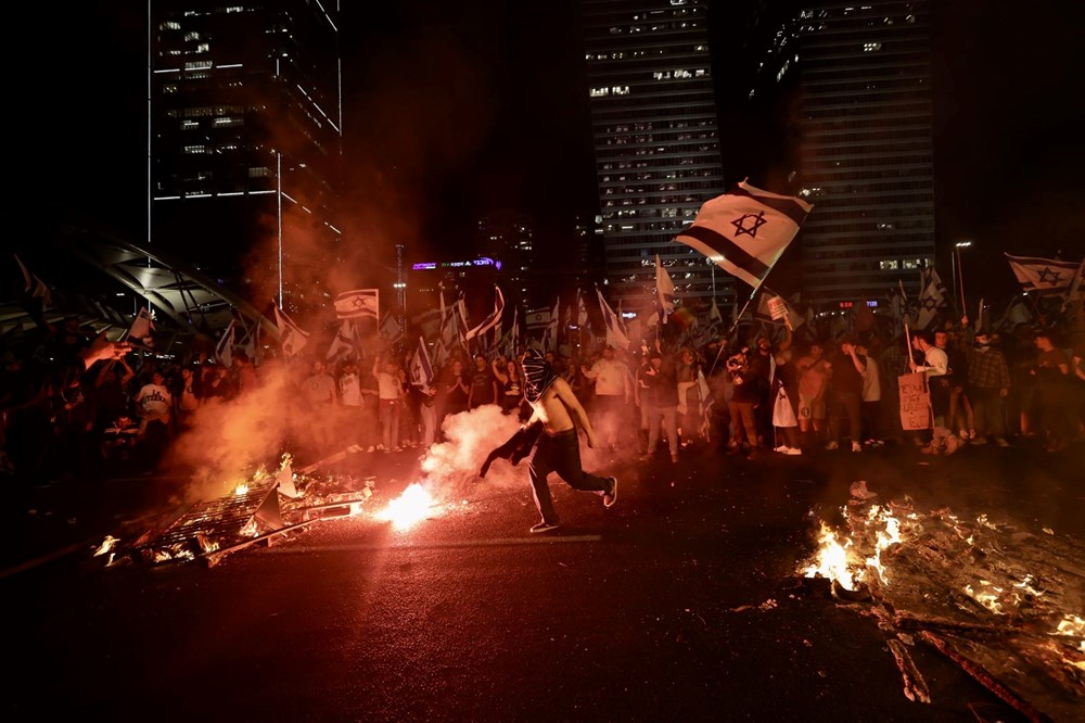 İsrail'de protestolar şiddetlendi, yüz binler sokağa döküldü - 2