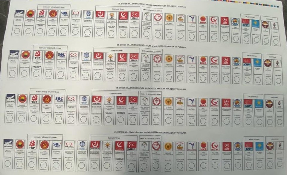 Seçimde oy pusulası tam bir metre - 2