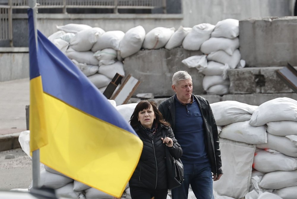 Savaşın gölgesindeki Ukrayna'nın başkenti Kiev'in caddeleri canlanmaya başladı - 22