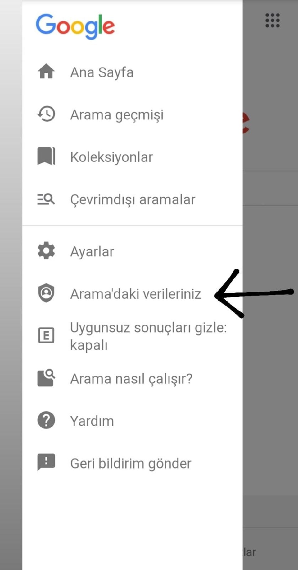 Google arama geçmişi Google hesabından nasıl temizlenir? - 6