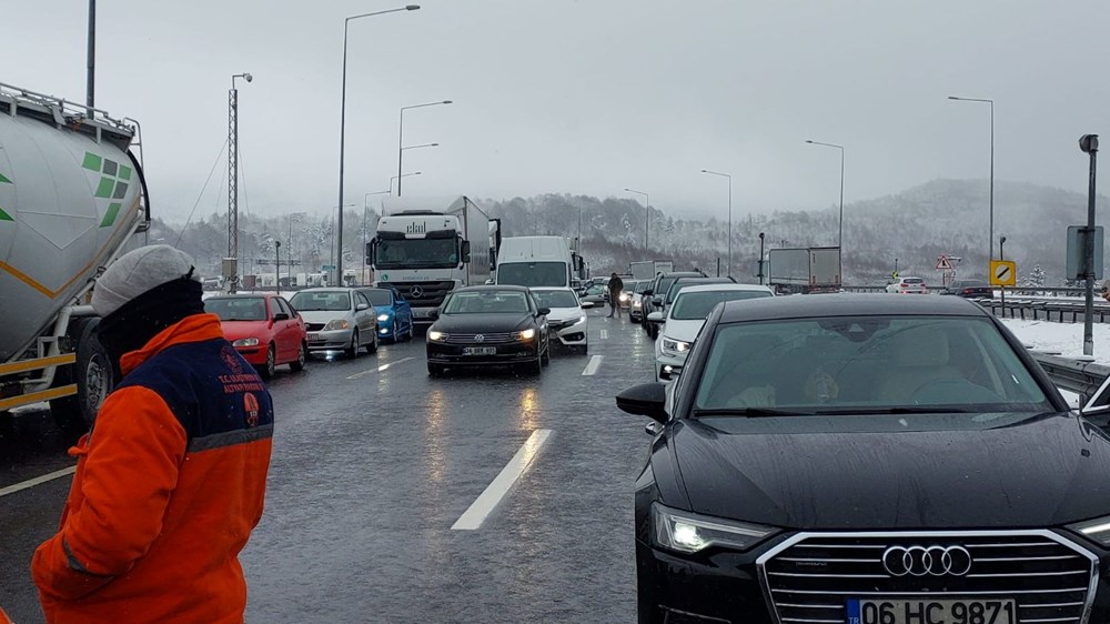 Bolu Dağı Tüneli'nde zincirleme kaza: 1 ölü (İstanbul yönü trafiğe kapandı) - 5