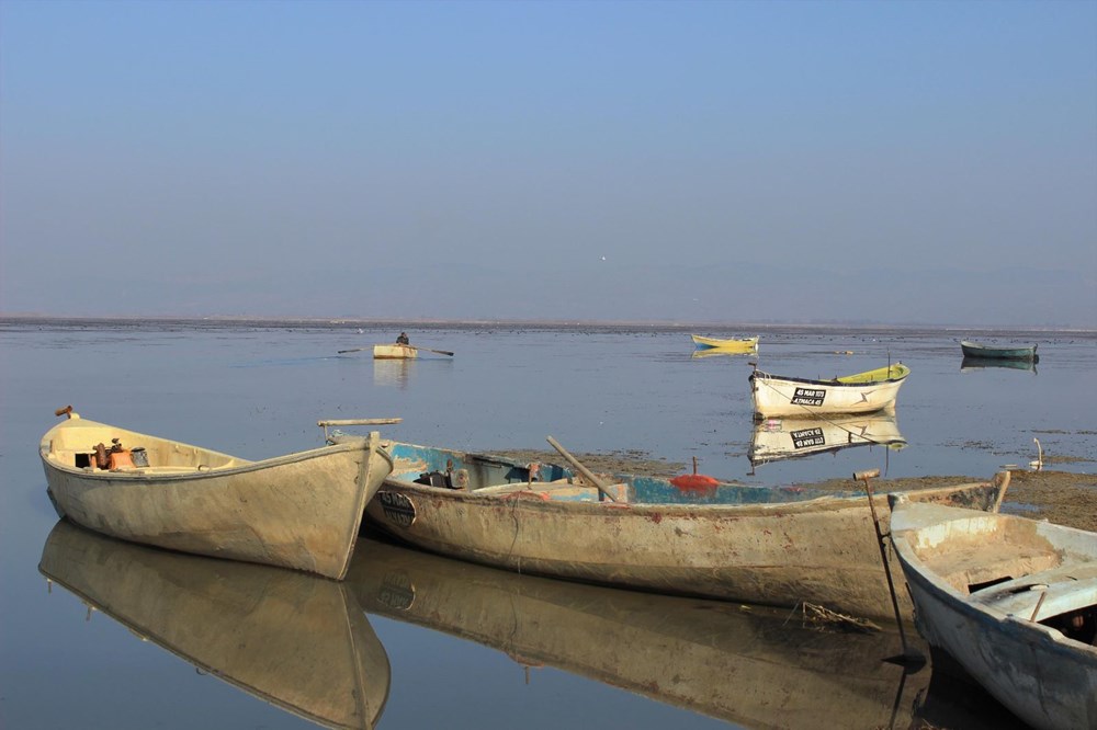 'Kuş cenneti' Marmara Gölü'nde derinlik 40 santimetreye düştü - 12
