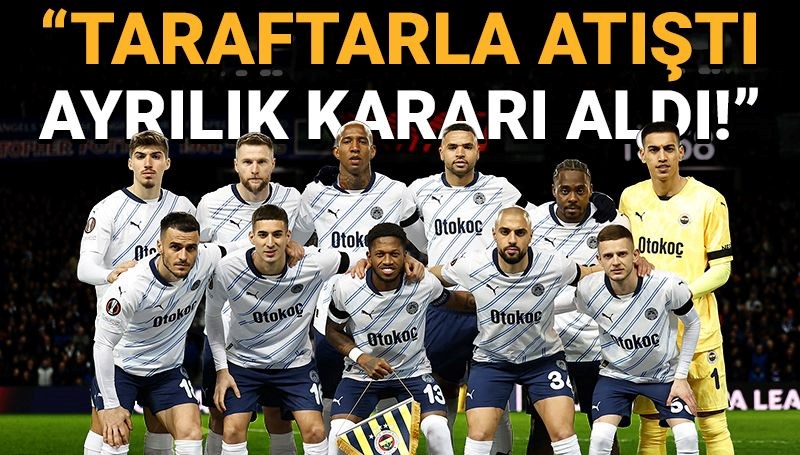 Fenerbahçe taraftarıyla atıştı, menajerine talimat verdi