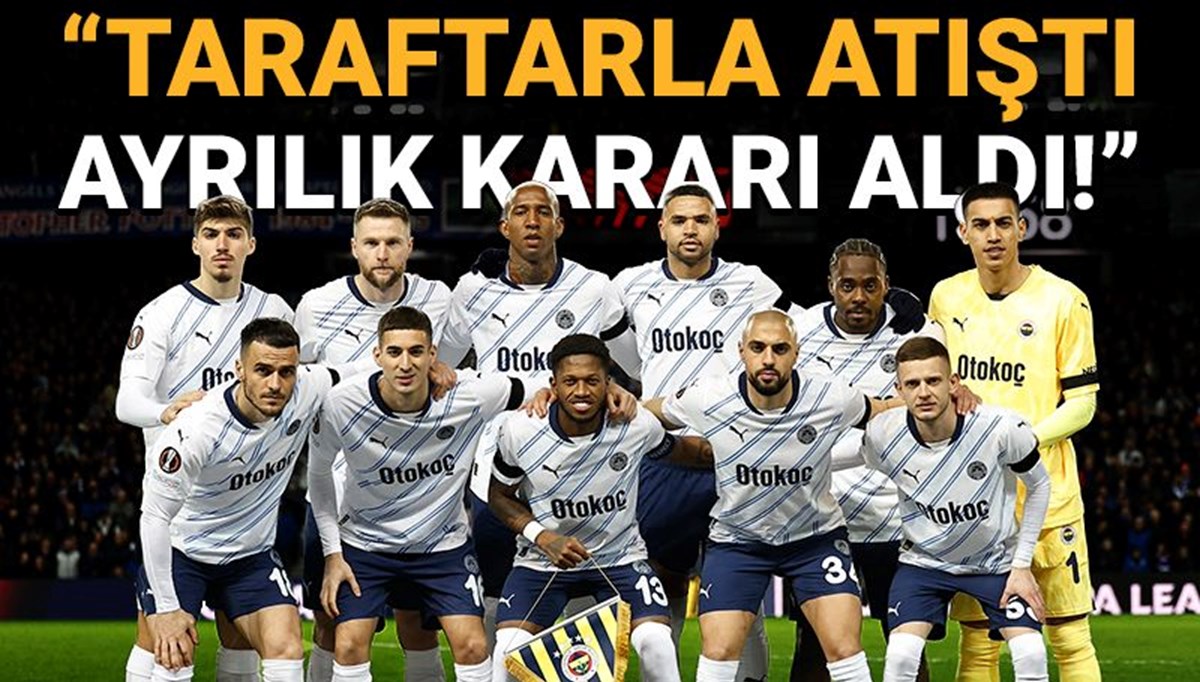Fenerbahçe taraftarıyla atıştı, menajerine talimat verdi Fenerbahçe taraftarıyla atıştı, menajerine talimat verdi