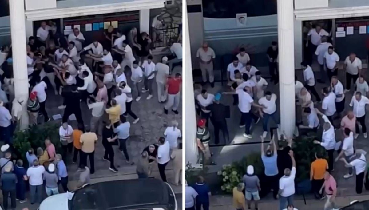 Samsun'da CHP delege seçiminde kavga