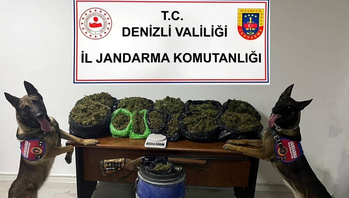 Denizli’de 1 ayda 22,7 kilogram esrar ele geçirildi