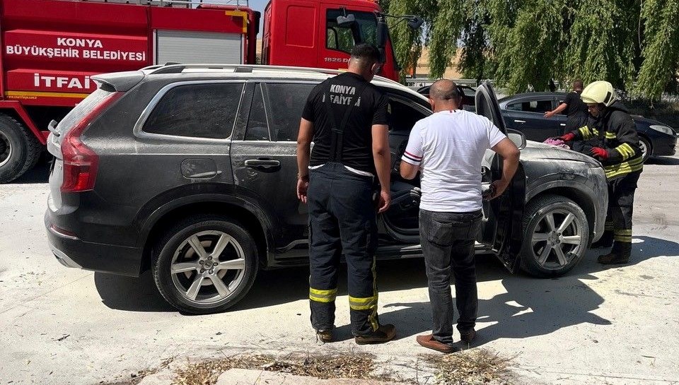 Seyir halindeyken yangın çıktı